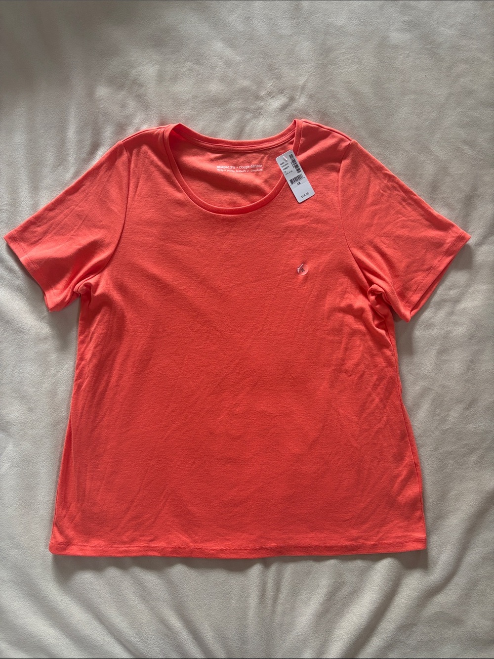 ⭐️BNWT⭐️ Penningtons Coral/Orange Scoop Neck Short Sleeve Tee
